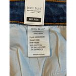 Judy Blue Dad Jean Mid Rise Straight Distressed Denim Blue Stretch Size 7 28 NWT Photo 6