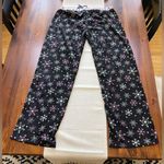 U.S. Polo Assn. Charcoal Pajama Pants with Pink Snowflakes Photo 3