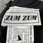 ZUM ZUM Vtg 80s Taffeta Ivory Black Polka Dot Bow Back Strapless Prom Dress 9 Jr Size undefined Photo 5