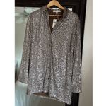 Anthropologie Flat White Sequin Tunic Dress New With Tags Photo 5
