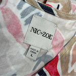 Nic+Zoe Sunrise Floral Tank Midi Dress Sleeveless V-Neck Rayon Multicolor Size L Photo 8