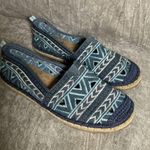 The Sak  Blue Embroidered Cut out Espadrille Flats - Size 7 Casual Resort Boho Photo 12