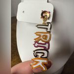 Halloween TRICK Orange Purple and Black Single Earring Photo 1