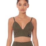 LF the brand army green crop top Photo 0