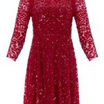 Needle & Thread AURELIA LONG SLEEVE MINI DRESS Photo 1