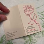 Vintage 1978s real rose stickpin gift NWT Photo 6