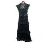 New Dolls Kill x Widow CELESTIAL EYE MAXI DRESS, New with Out Tags Black Size M Photo 2