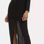 Alexis NEW  Rochelle Robe Black Beaded Semi-Sheer Midi Dress Women's Size Small Photo 0