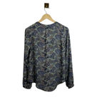 ASTR The Label Printed Floral All Day Blouse in Grey Multi Size M Photo 4