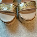 Coconuts by Matisse Gold and clear strap wedges Photo 2