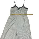 Japna  Womens Striped‎ Spaghetti Strap Jumpsuit Size Large Blue White Striped Photo 8