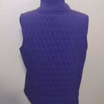 Croft & Barrow Royal Purple Lined Quilted Women's Vest Photo 5
