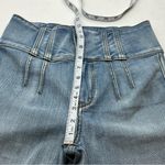 Anthropologie Pilcro Size 28 High Waisted Blue Denim Jean Snap Zip Closure Photo 7