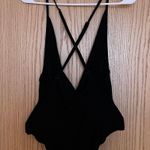Low Cut Bodysuit Black Size M Photo 0