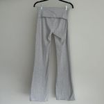 SKIMS  Fold Over Pants Womens Small Gray Heather Jersey Flare Wide Leg Lounge Photo 4