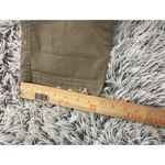 Disney Park Size 4 Capri Pants Women Khaki Cropped Flat‎ Front Mickey Mouse Logo Brown Photo 7