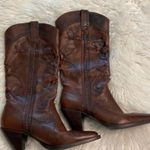 White Mountain , Santa Fe, Western CowboyBoots size 8.5 brown color Photo 15