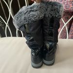 Khombu  Faux Fur Trim Snow Boots Black Size‎ 9 Photo 7