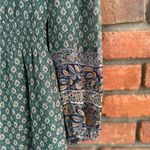 Veronica Beard NWT Destiny Printed Smocked Mini Dress in Seaglass Size 0 (XS) Photo 11