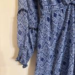 ZARA  Blue  Print romper SZ M.  NEW Photo 5
