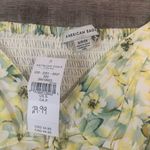 American Eagle  Floral Cap Sleeve Crop Top Photo 3