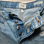 frame denim FRAME Le Original Distressed Light Wash Cropped Jeans Size 27 Photo 5