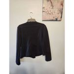 Catherine Malandrino  Black Zip Up Blazer Suit Coat size XL Photo 3