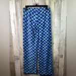 B Sleepwear Sz Small Plaid Fleece Blue Sleep Pants Stretch Drawstring Wa… Photo 1