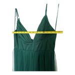 Maniju  Green Maxi Dress Color EMERALD Style MF21427 Size L Photo 6