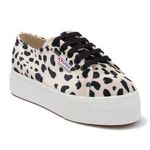 Superga Velvet Dalmatian Print Platform Sneakers Photo 0