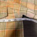 Sweet Rain Women's Wool Plaid Yellow and Green Oversized Shacket Photo 7