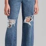 Wild Fable Women's highest rise baggy jean distressed Blue Jeans Photo 0