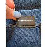 AG Adriano Goldschmied  Denim Color Stretchy Midi Skirt wth Slit Size Large Photo 5