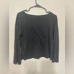 Madewell Women’s Supercrop Long-Sleeve Tee Black Size Small Photo 2