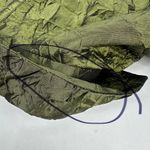 Blazer Jacket Green Taffeta 3 Button Chicos Size 1 (US M 8) Lined Party Photo 11