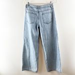 Edikted  Low Rise Wide Leg Baggy Cotton Jeans Light Wash Blue Medium Photo 5