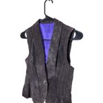 J.S. From Women's Brown Suede Leather Vest with Size M Size M Photo 1