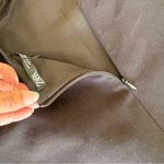 ZARA NWOT puff sleeve open back linen blend mini dress cross straps black medium Photo 7