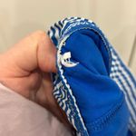 Talbots T by Striped Athlesiure Skort Womens Blue White Striped Size Large Photo 4