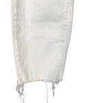 Paige White Verdugo Crop Cotton Blend Distressed Raw Hem Denim Jeans Women Sz 27 Photo 3