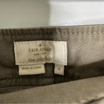 Kate Spade Olive Green Ruffle Pocket Crop Chinos Size 4 Photo 5
