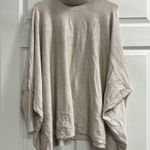 JM Collection  Beige Heather Core Turtleneck w/ Buttoned Sleeves - Large - NWT Photo 0