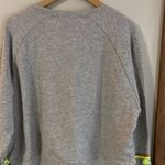 Generation Love  Devon Crewneck Top Heather Gray Neon Brocade Trim Photo 9