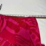 The Limited EUC  Abstract Print A-Line Midi Skirt in‎ Vibrant Pink and Red Small Photo 6