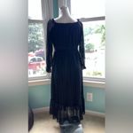 BCBGeneration BCBG Generation Black Sheer Long Sleeve Midi Dress w/ Lining - Size 10 - EUC Photo 1