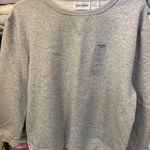 Light Grey Crewneck Gray Size L petite Photo 0