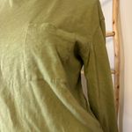 Madewell  XS Olive Green Women's Long Sleeve Pocket T Shirt Top Photo 2