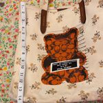 Coach  Floral Canvas Tote - Cream and Brown Photo 8