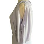 Halston Heritage $295 DRAPE BACK CAPE SLEEVE DRESS Photo 8