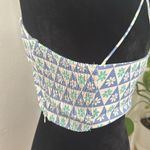 ZARA  blue & white daisy top EUC Photo 5